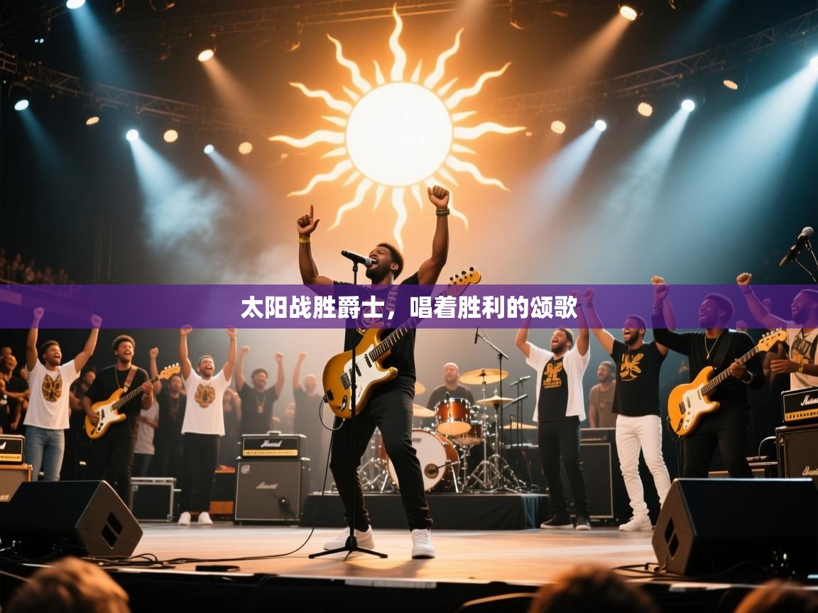 太阳战胜爵士,唱着胜利的颂歌 第1张